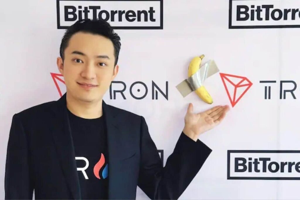 Justin Sun duct-taped banana buyer bidder