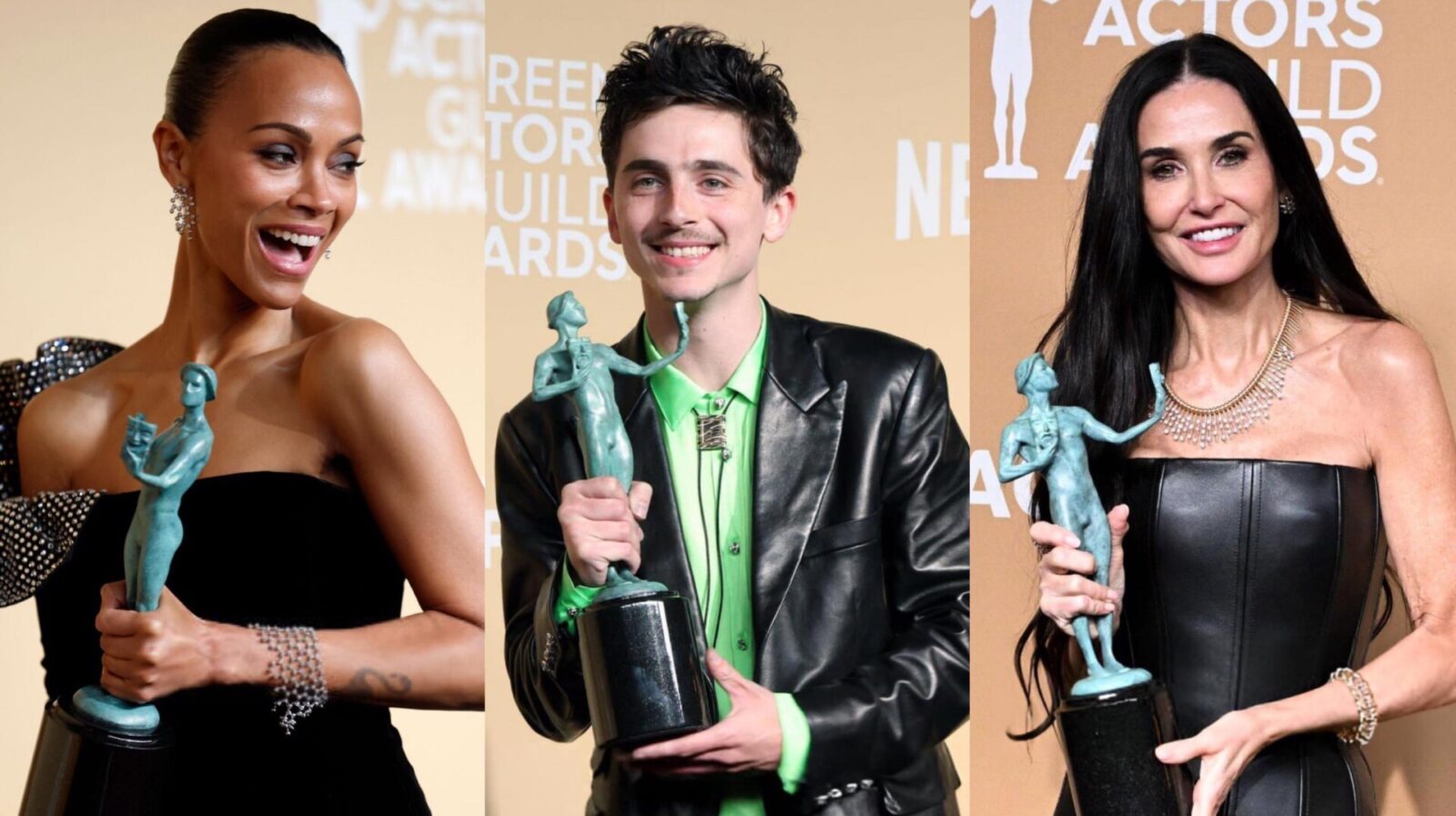 SAG Awards 2025: Timothée Chalamet & Demi Moore Shake Up the Oscars Race